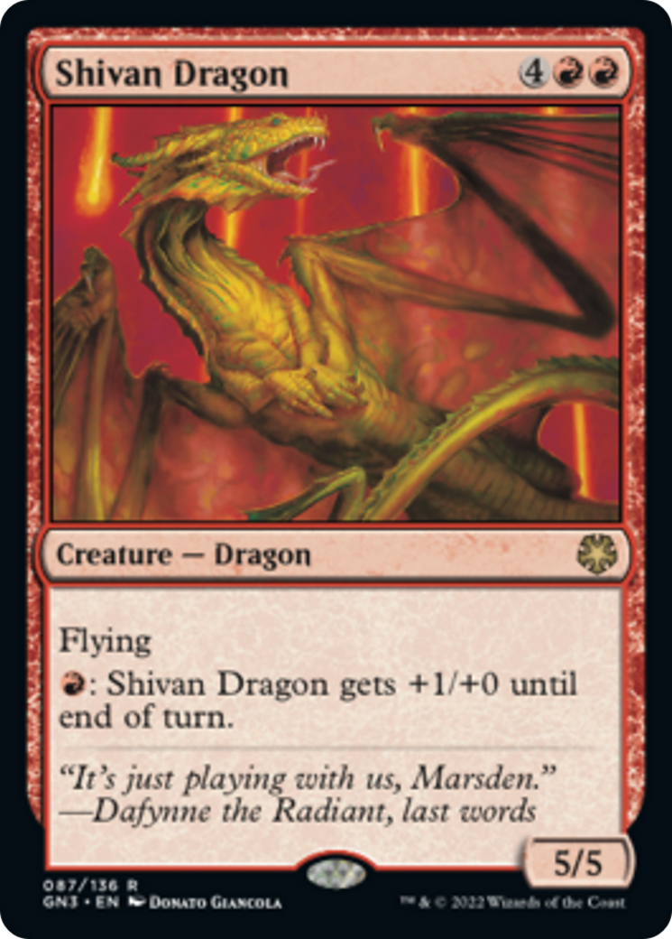 Shivan Dragon [Game Night: Free-for-All] | Cracking-Singles