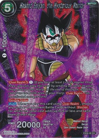 Masked Saiyan, the Mysterious Warrior (EX02-02) [Dark Demon's Villains] | Cracking-Singles