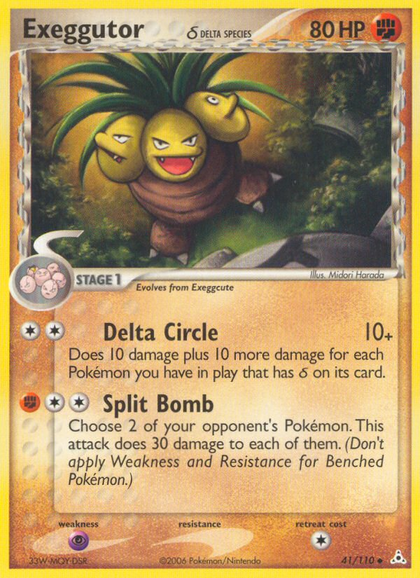 Exeggutor (41/110) (Delta Species) [EX: Holon Phantoms] | Cracking-Singles