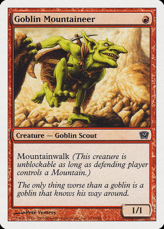 Goblin Mountaineer [Ninth Edition] | Cracking-Singles