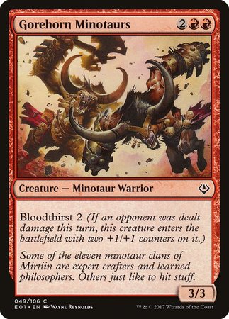 Gorehorn Minotaurs [Archenemy: Nicol Bolas] | Cracking-Singles