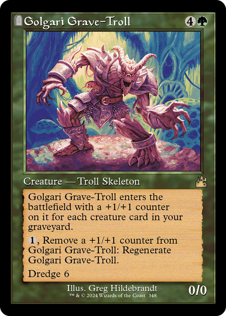 Golgari Grave-Troll (Retro Frame) [Ravnica Remastered] | Cracking-Singles