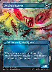 Thing in the Ice // Awoken Horror (Borderless Alternate Art) [Regional Championship Qualifiers 2023] | Cracking-Singles