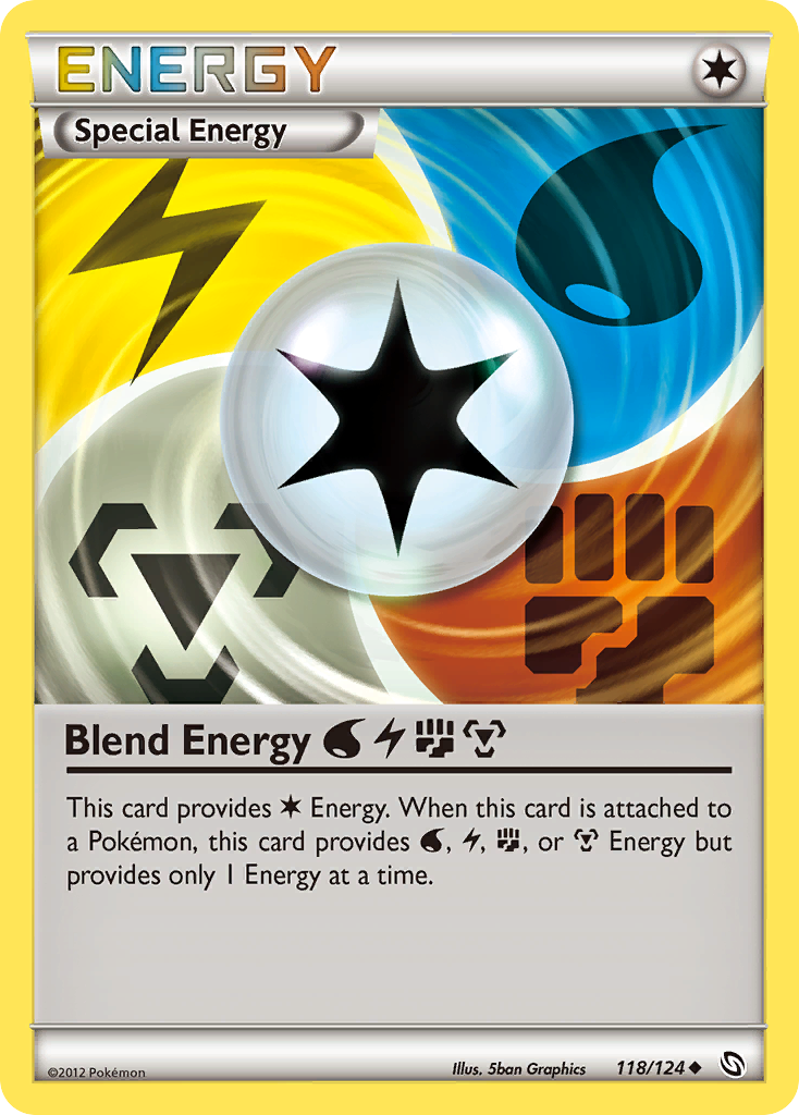 Blend Energy WaterLightningFightingMetal (118/124) [Black & White: Dragons Exalted] | Cracking-Singles