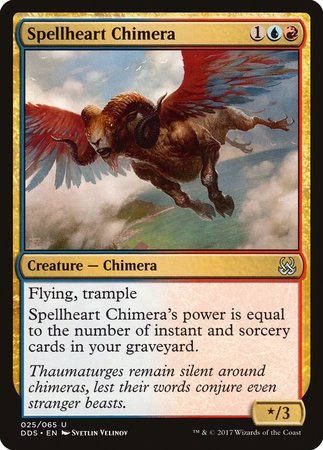 Spellheart Chimera [Duel Decks: Mind vs. Might] | Cracking-Singles