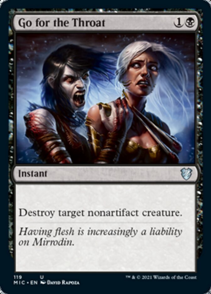 Go for the Throat [Innistrad: Midnight Hunt Commander] | Cracking-Singles