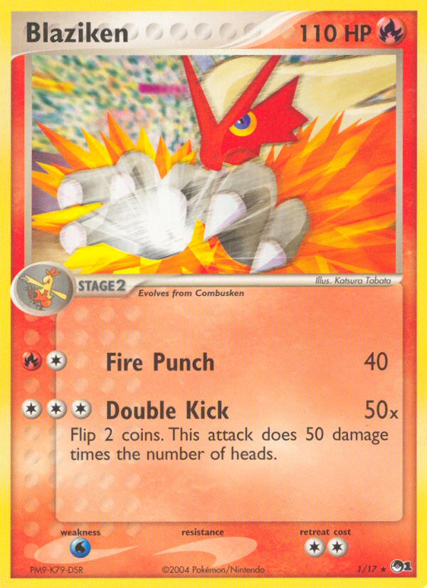 Blaziken (1/17) [POP Series 1] | Cracking-Singles