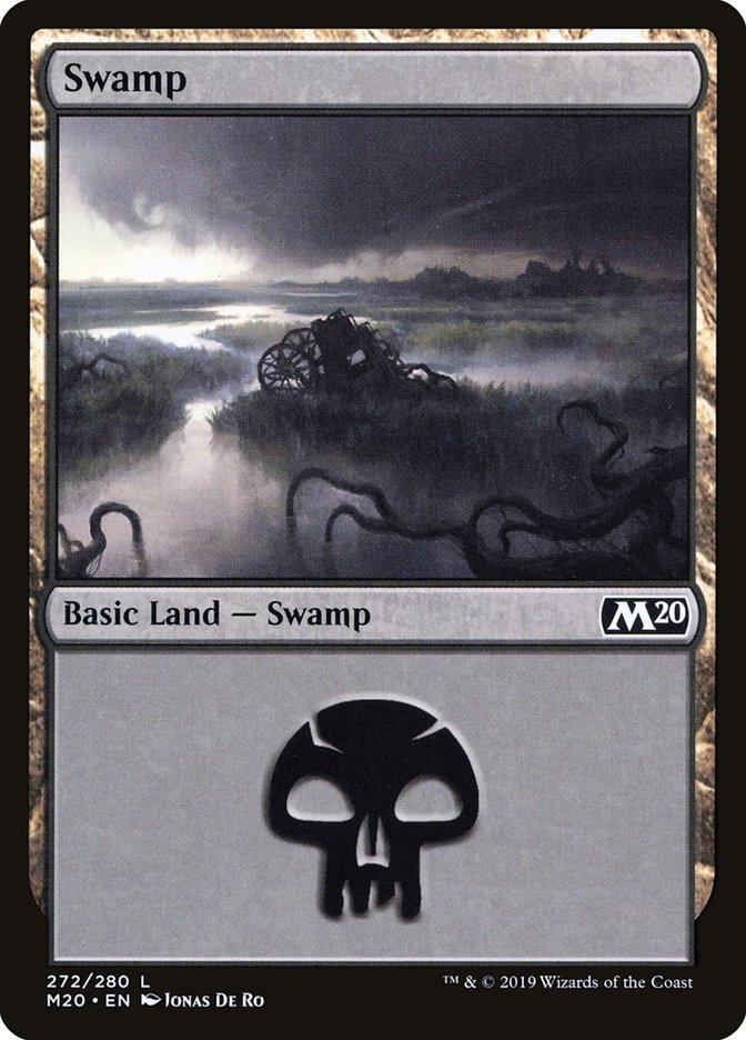 Swamp (#272) [Core Set 2020] | Cracking-Singles