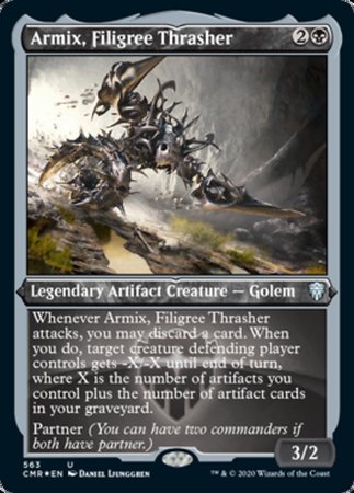 Armix, Filigree Thrasher (Foil Etched) [Commander Legends] | Cracking-Singles