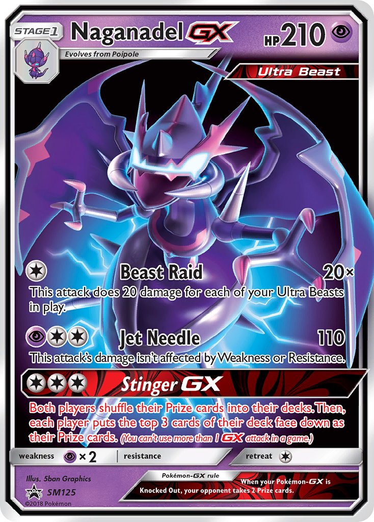 Naganadel GX (SM125) [Sun & Moon: Black Star Promos] | Cracking-Singles