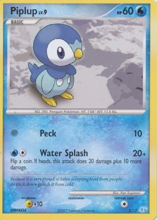 Piplup (5/12) [Diamond & Pearl: Trainer Kit - Manaphy] | Cracking-Singles