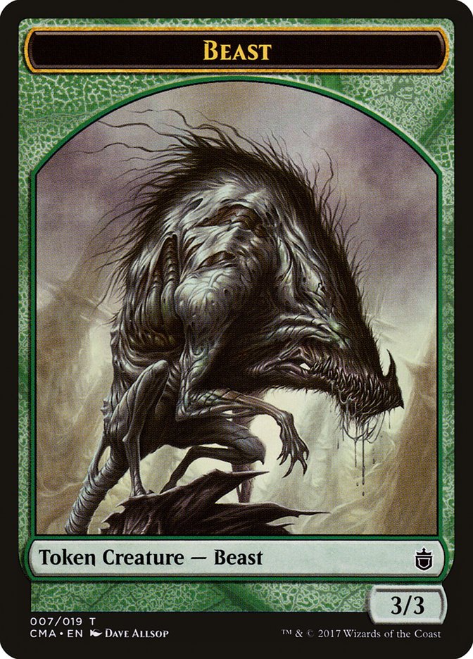 Beast (007/019) [Commander Anthology Tokens] | Cracking-Singles