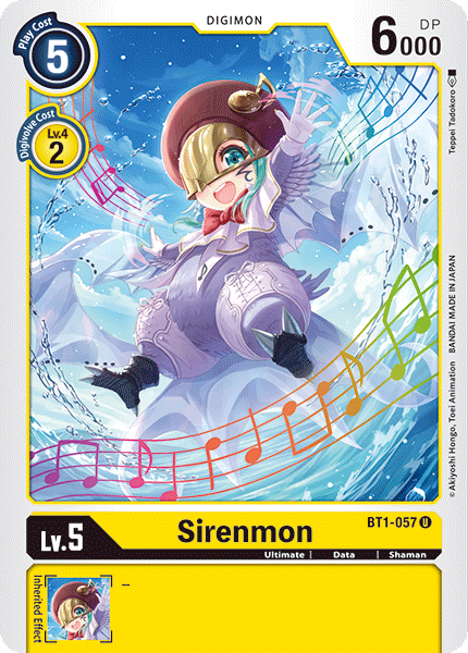 Sirenmon [BT1-057] [Release Special Booster Ver.1.0] | Cracking-Singles