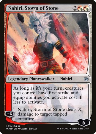 Nahiri, Storm of Stone [War of the Spark] | Cracking-Singles