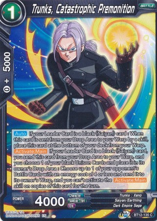 Trunks, Catastrophic Premonition [BT12-135] | Cracking-Singles