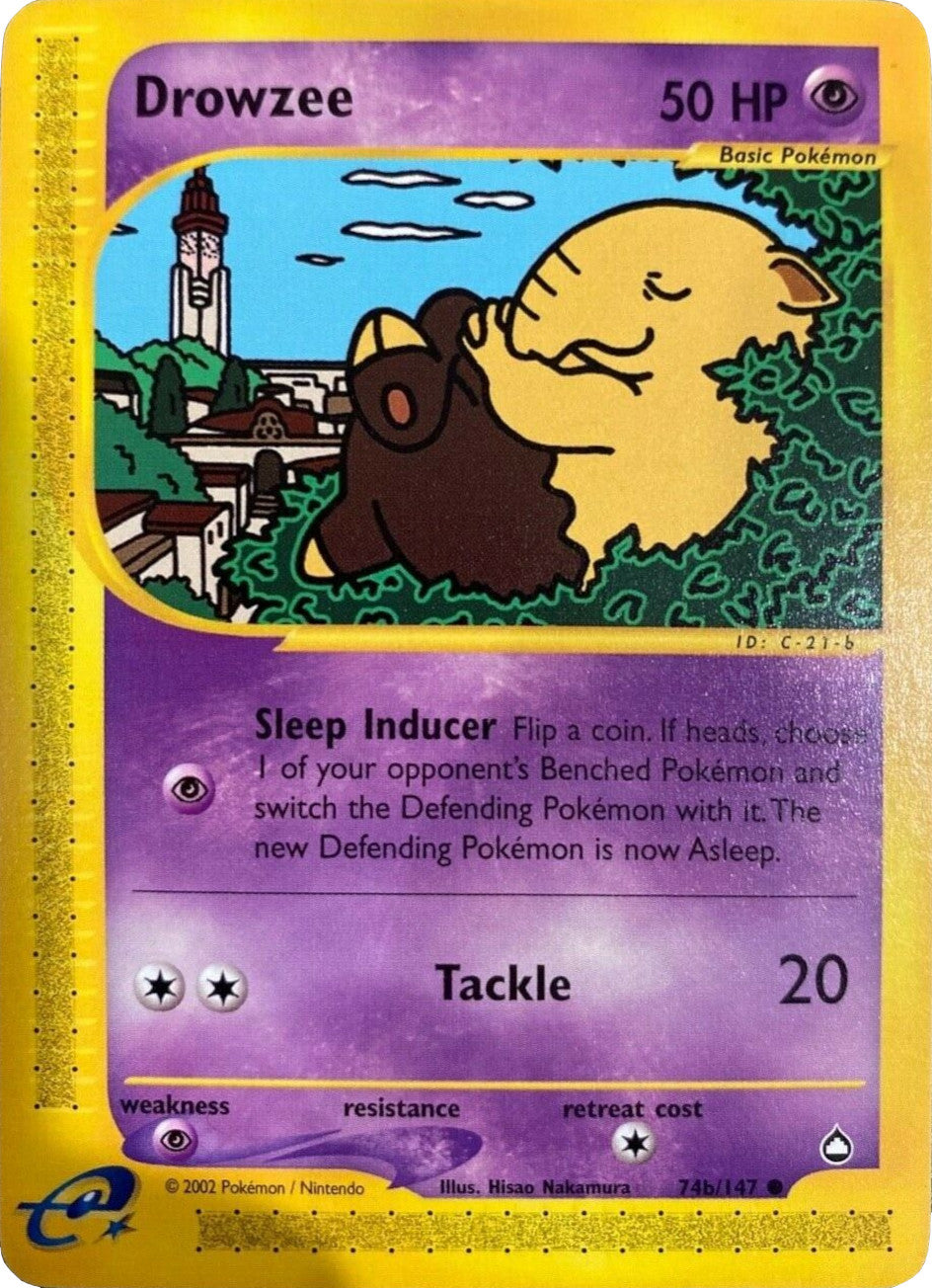 Drowzee (74b/147) [Aquapolis] | Cracking-Singles