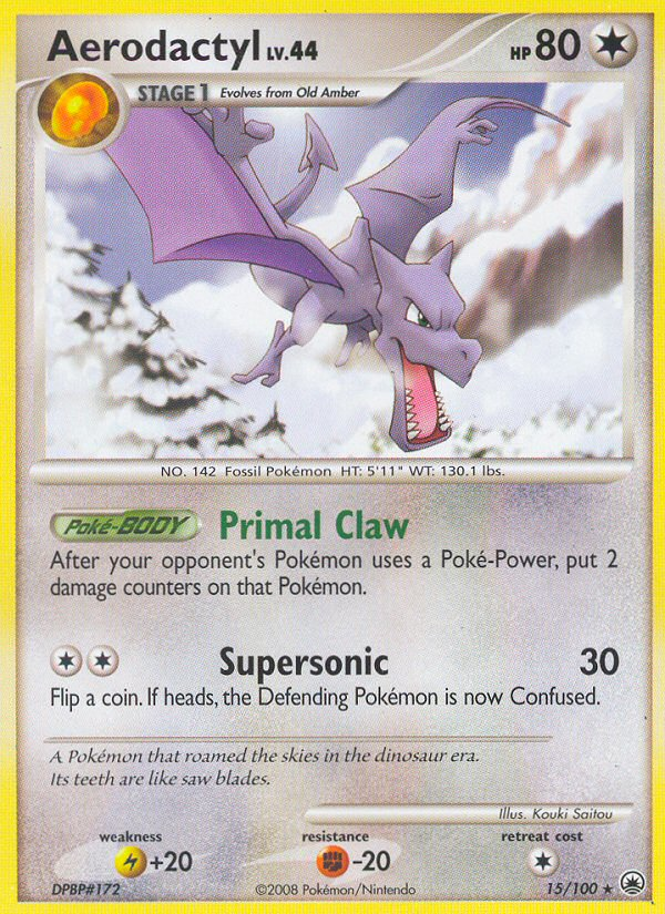 Aerodactyl (15/100) [Diamond & Pearl: Majestic Dawn] | Cracking-Singles