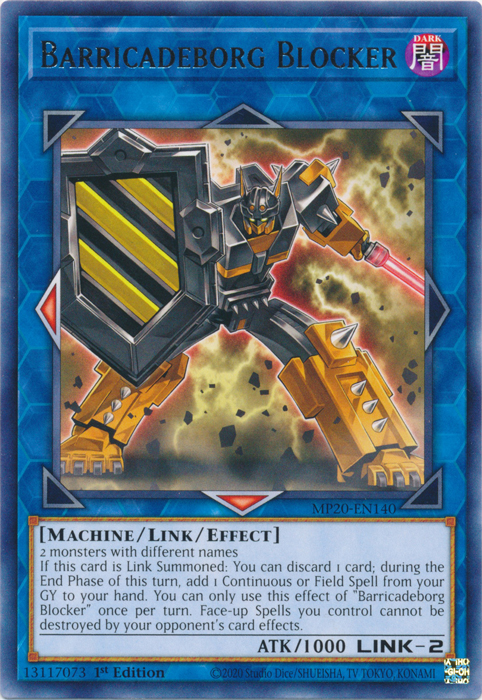 Barricadeborg Blocker [MP20-EN140] Rare | Cracking-Singles