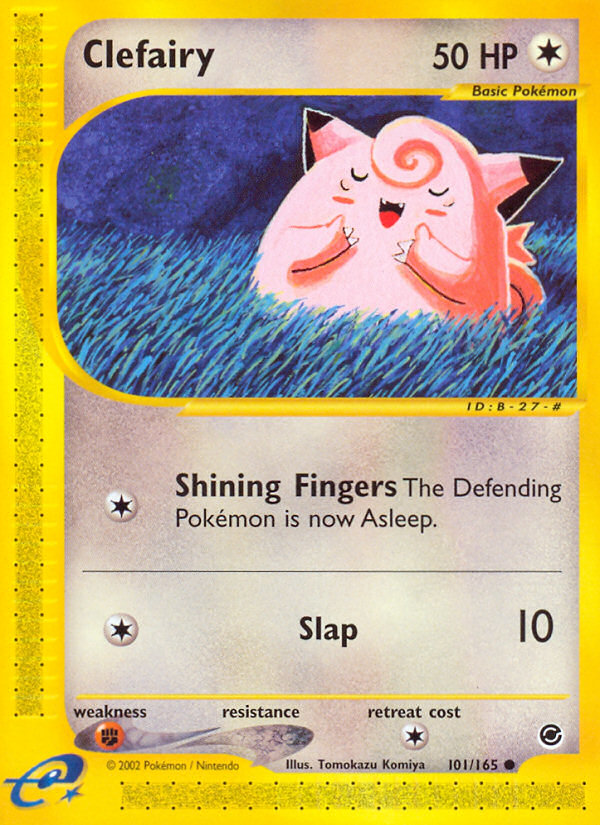 Clefairy (101/165) [Expedition: Base Set] | Cracking-Singles