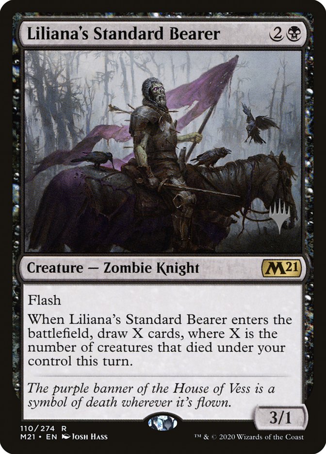 Liliana's Standard Bearer (Promo Pack) [Core Set 2021 Promos] | Cracking-Singles