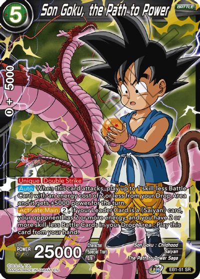 Son Goku, the Path to Power (EB1-051) [Battle Evolution Booster] | Cracking-Singles