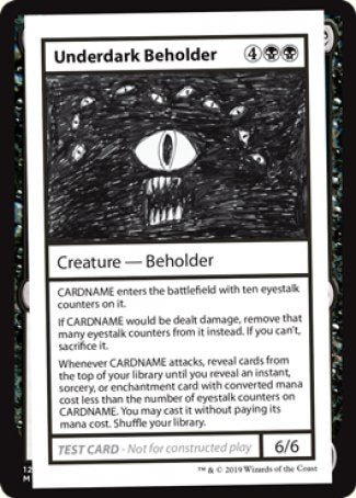 Underdark Beholder (2021 Edition) [Mystery Booster Playtest Cards] | Cracking-Singles