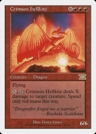 Crimson Hellkite [Classic Sixth Edition] | Cracking-Singles