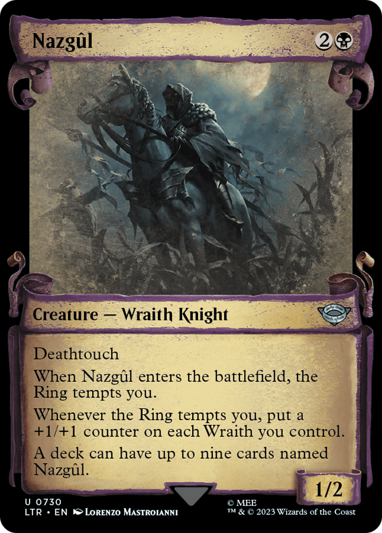 Nazgul (0730) [The Lord of the Rings: Tales of Middle-Earth Showcase Scrolls] | Cracking-Singles