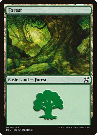 Forest (33) [Duel Decks: Elves vs. Inventors] | Cracking-Singles