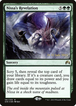 Nissa's Revelation [Magic Origins Promos] | Cracking-Singles