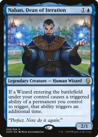 Naban, Dean of Iteration [Dominaria] | Cracking-Singles