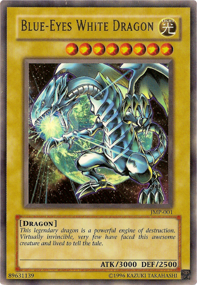 Blue-Eyes White Dragon [JMP-001] Ultra Rare | Cracking-Singles