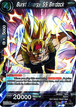 Burst Energy SS Bardock [BT4-100] | Cracking-Singles