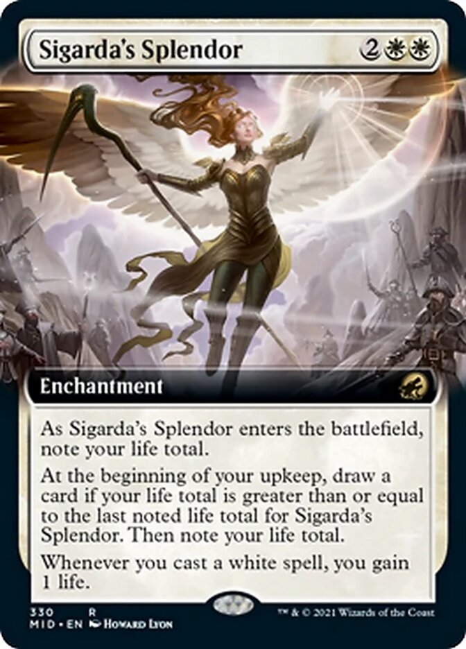 Sigarda's Splendor (Extended) [Innistrad: Midnight Hunt] | Cracking-Singles