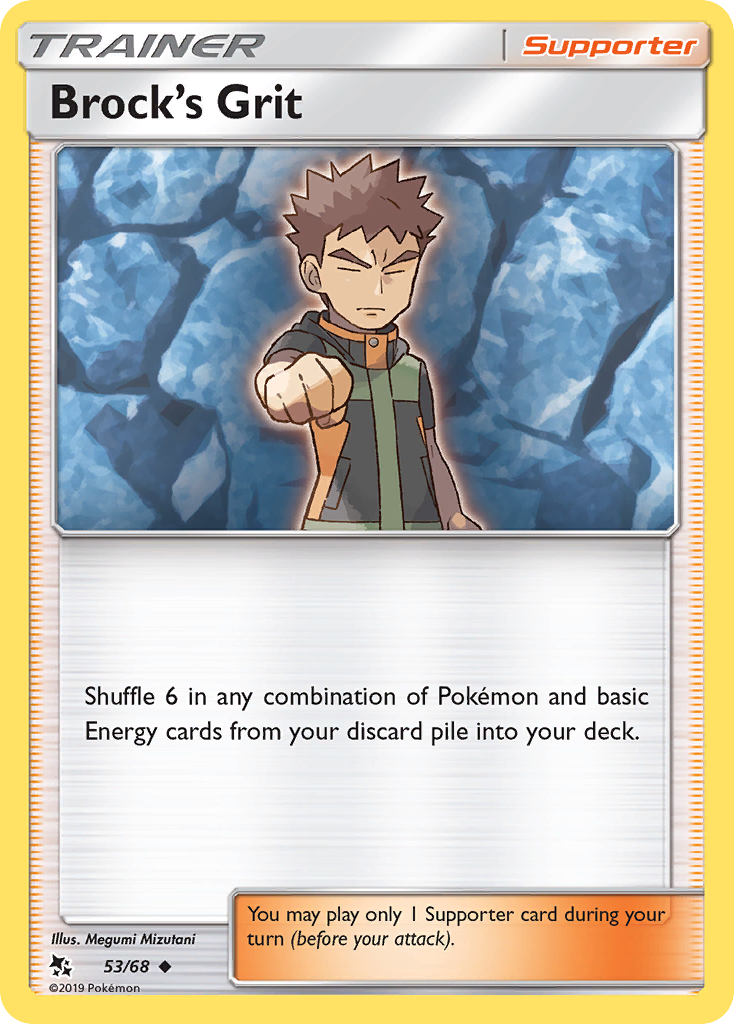 Brock's Grit (53/68) [Sun & Moon: Hidden Fates] | Cracking-Singles