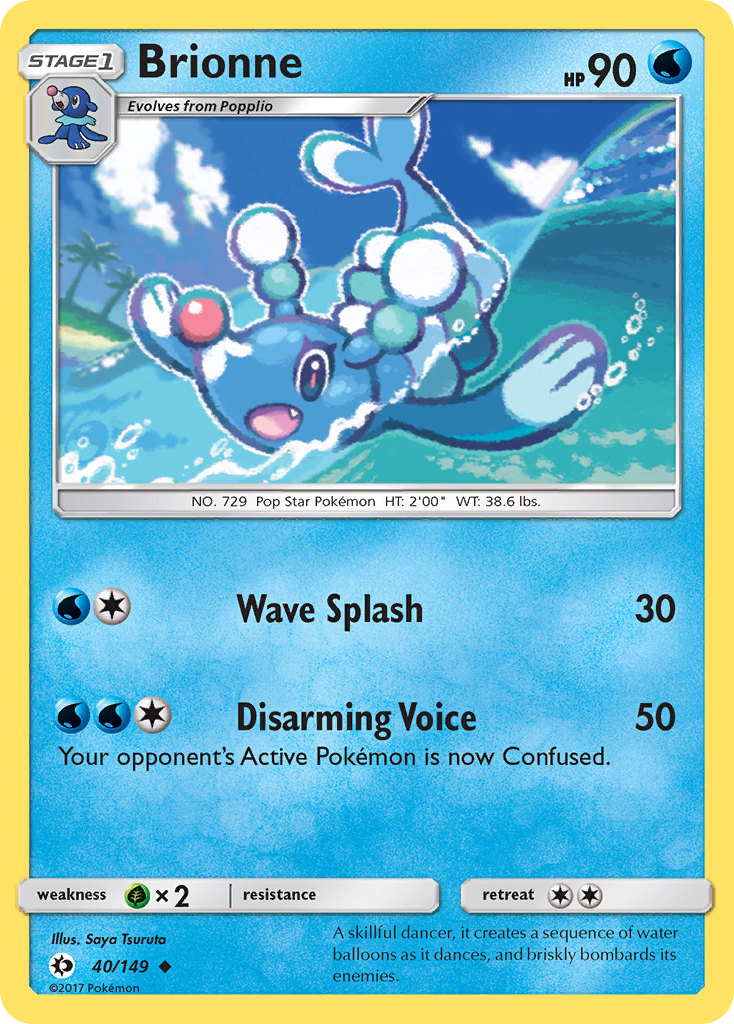 Brionne (40/149) [Sun & Moon: Base Set] | Cracking-Singles