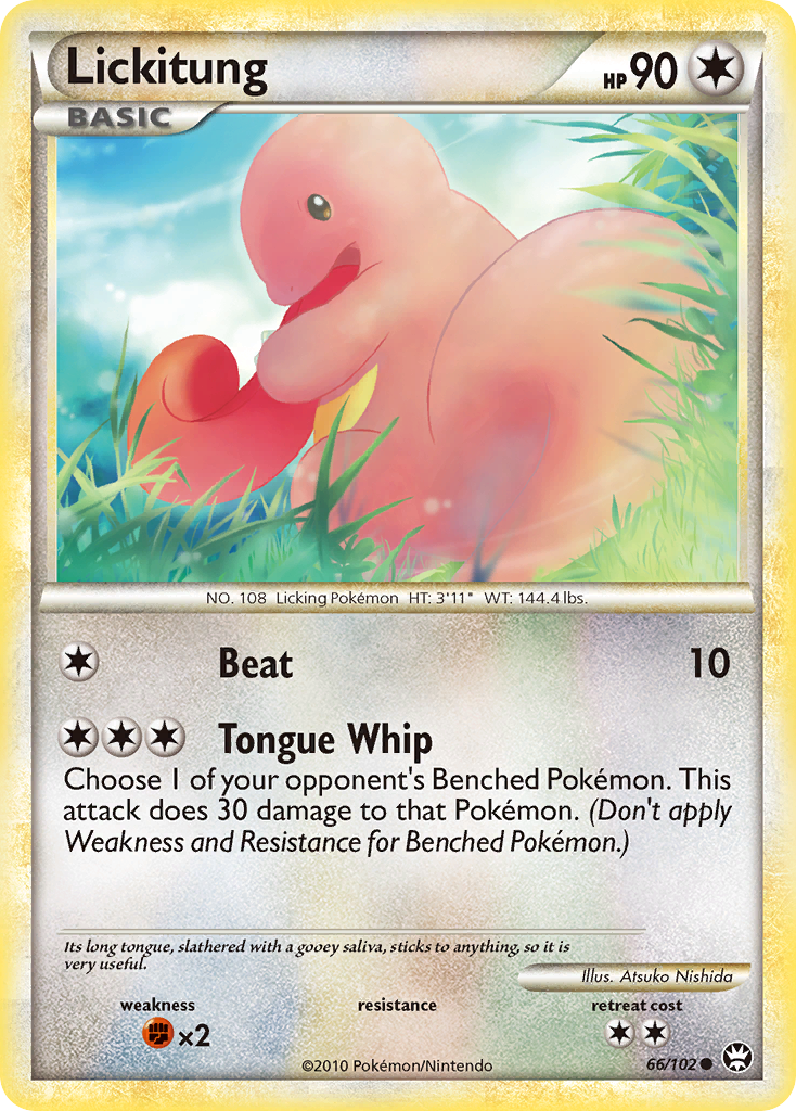 Lickitung (66/102) [HeartGold & SoulSilver: Triumphant] | Cracking-Singles