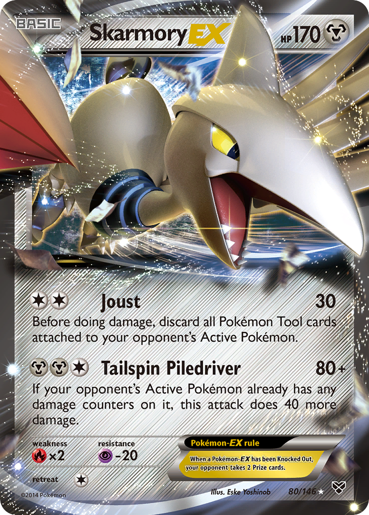 Skarmory EX (80/146) [XY: Base Set] | Cracking-Singles