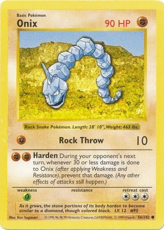 Onix (56/102) [Base Set Shadowless Unlimited] | Cracking-Singles