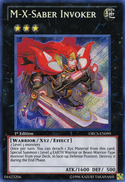 M-X-Saber Invoker [ORCS-EN099] Secret Rare | Cracking-Singles