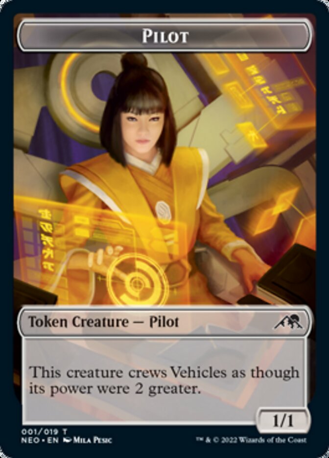 Pilot Token [Kamigawa: Neon Dynasty Tokens] | Cracking-Singles