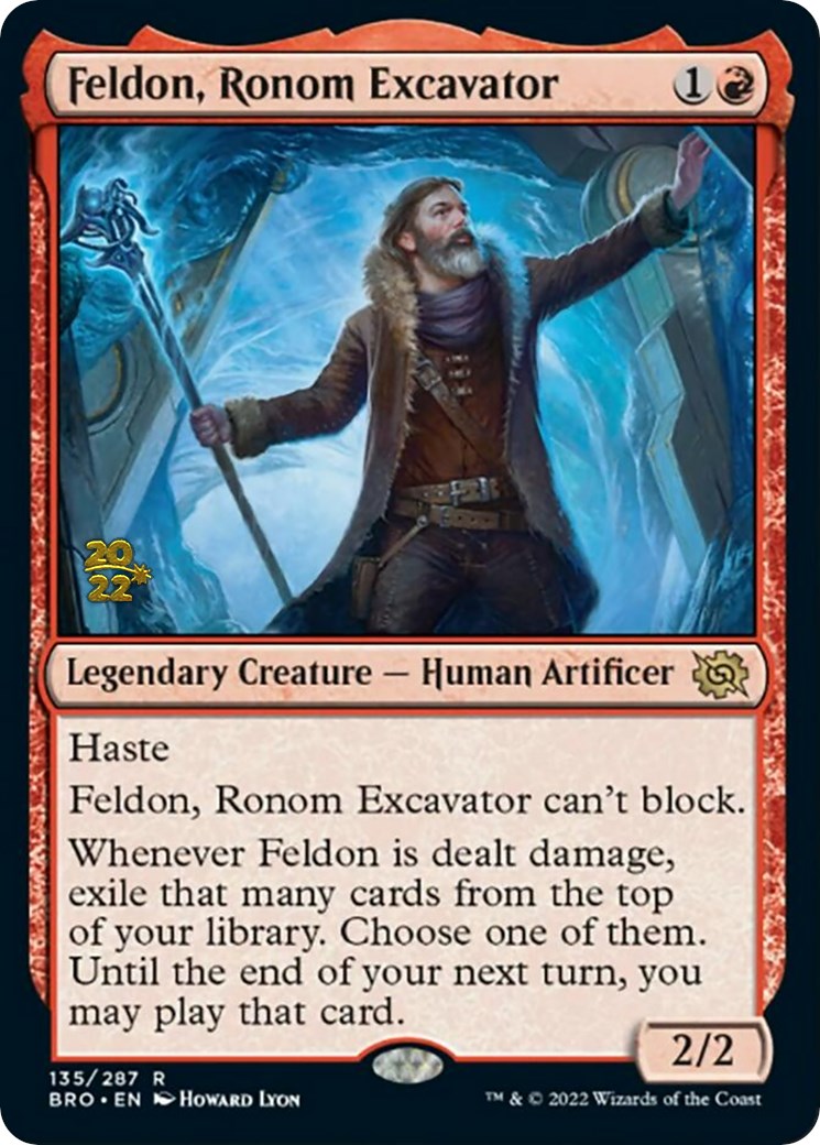 Feldon, Ronom Excavator [The Brothers' War: Prerelease Promos] | Cracking-Singles