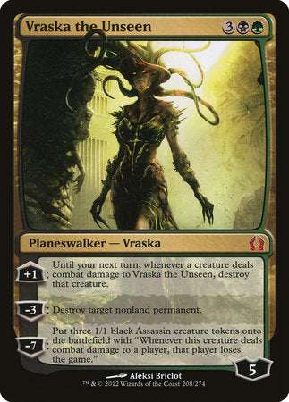 Vraska the Unseen [Return to Ravnica] | Cracking-Singles