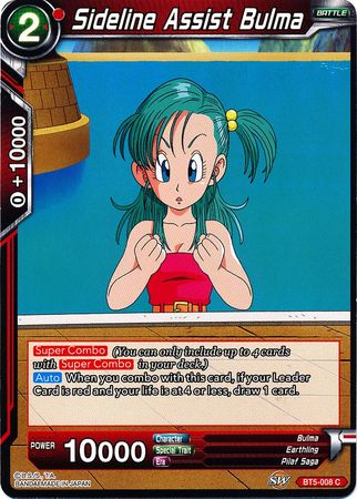 Sideline Assist Bulma (BT5-008) [Miraculous Revival] | Cracking-Singles