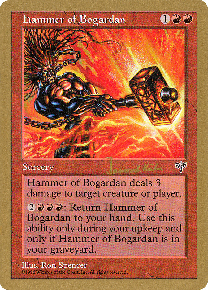 Hammer of Bogardan (Janosch Kuhn) [World Championship Decks 1997] | Cracking-Singles