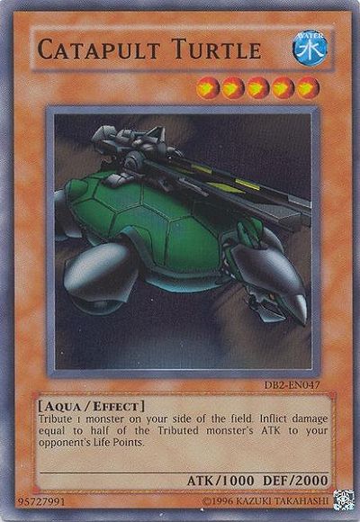 Catapult Turtle [DB2-EN047] Super Rare | Cracking-Singles