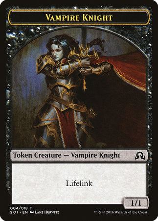 Vampire Knight Token [Shadows over Innistrad Tokens] | Cracking-Singles