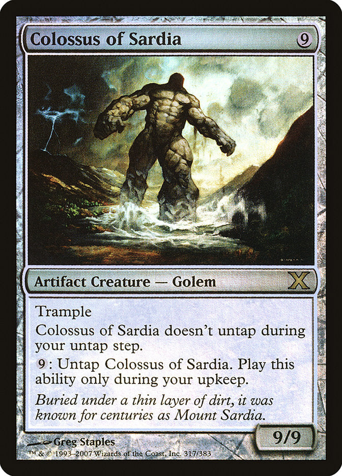 Colossus of Sardia (Premium Foil) [Tenth Edition] | Cracking-Singles