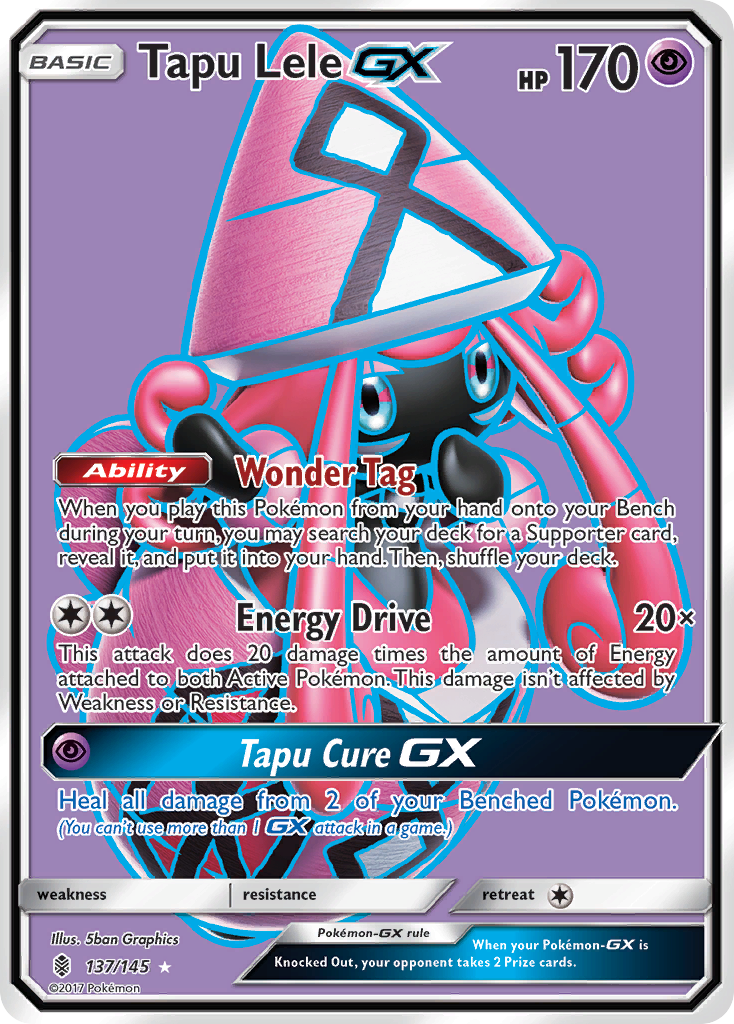 Tapu Lele GX (137/145) [Sun & Moon: Guardians Rising] | Cracking-Singles