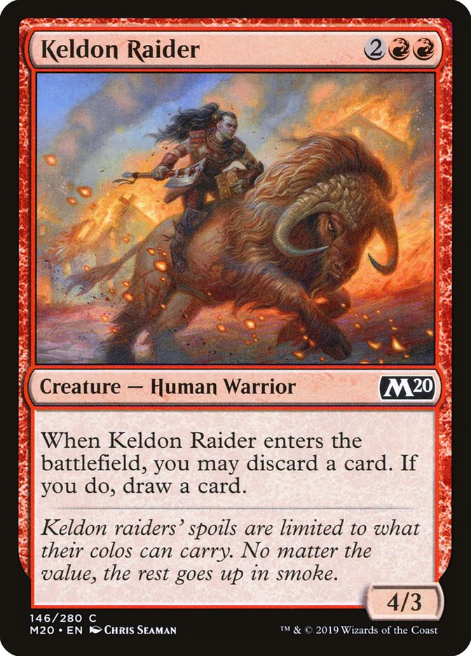 Keldon Raider [Core Set 2020] | Cracking-Singles